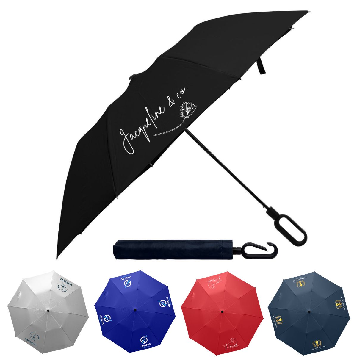 Tartan 2 Fold Umbrella - 2