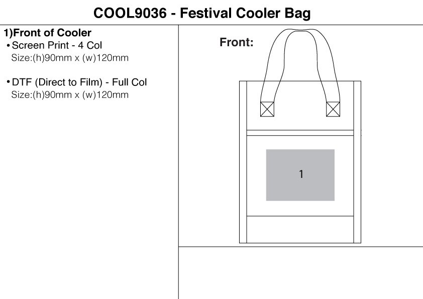 Festival  Cooler Bag view