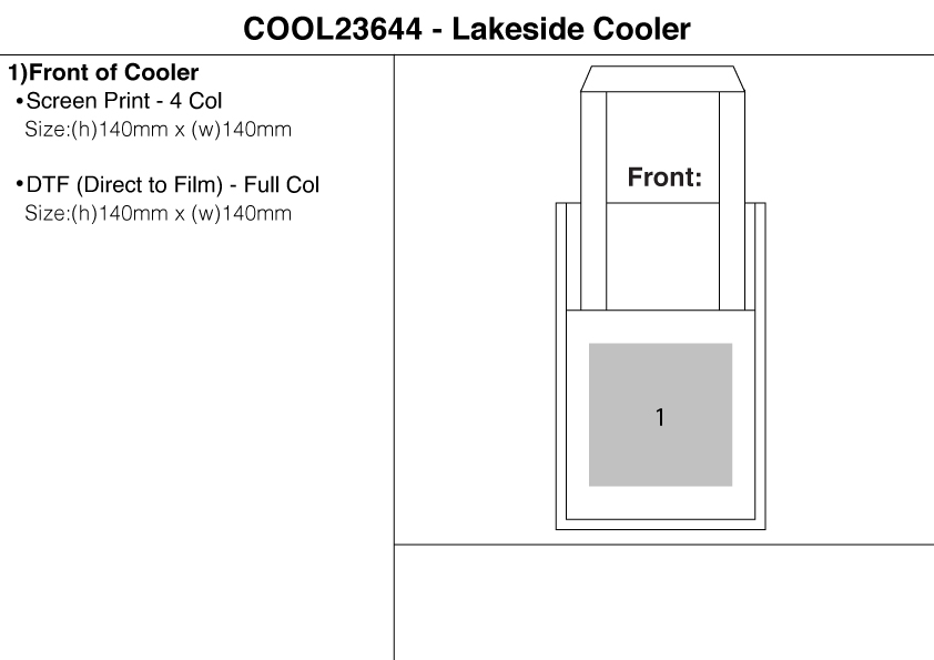 Lakeside Cooler view
