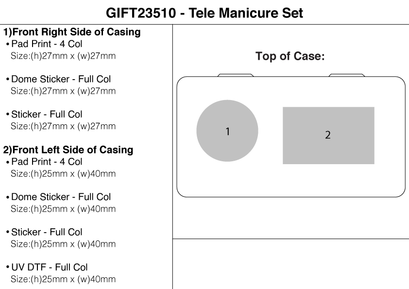 Tele Manicure Set view
