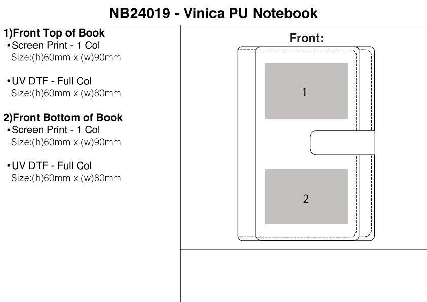 Vinica PU Notebook view