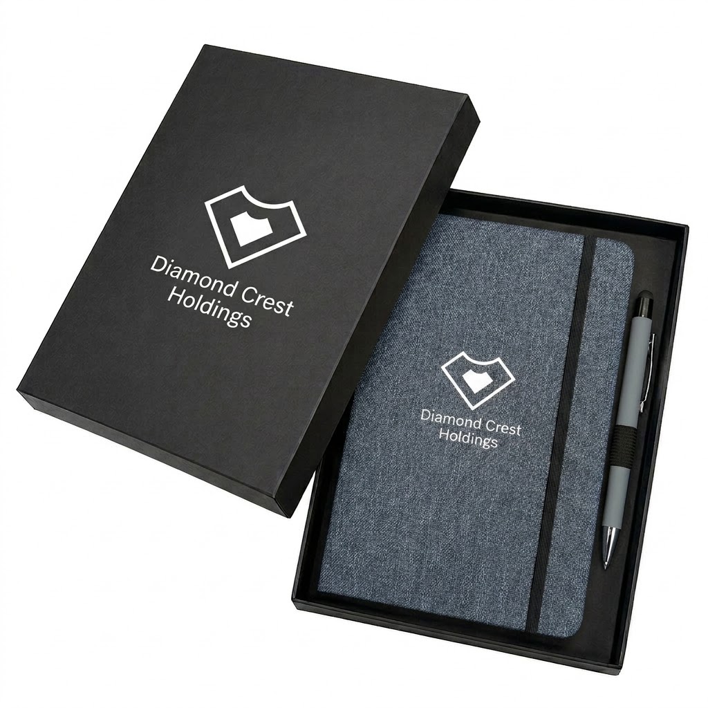 Prism Notebook & Pen Gift Set - 9