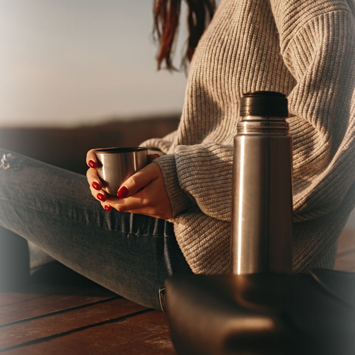 1L Stainless Steel Flask - 3