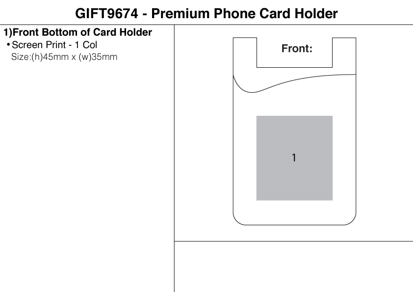 Premium Phone Card Holder view