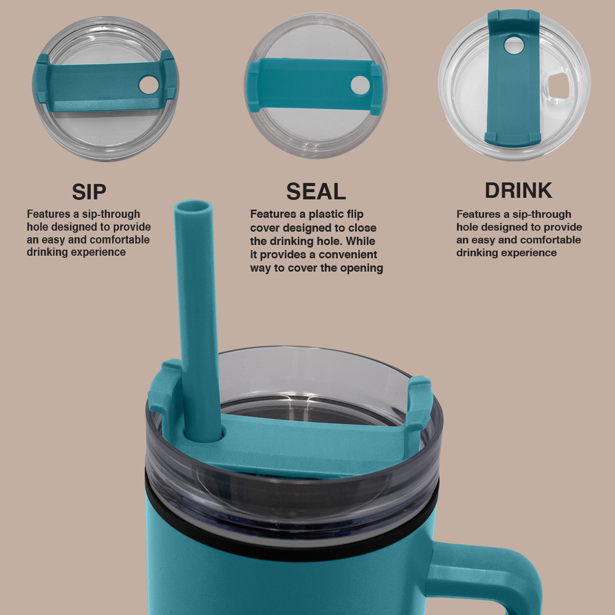 1200ml Polypropylene Enduro Mug - 25