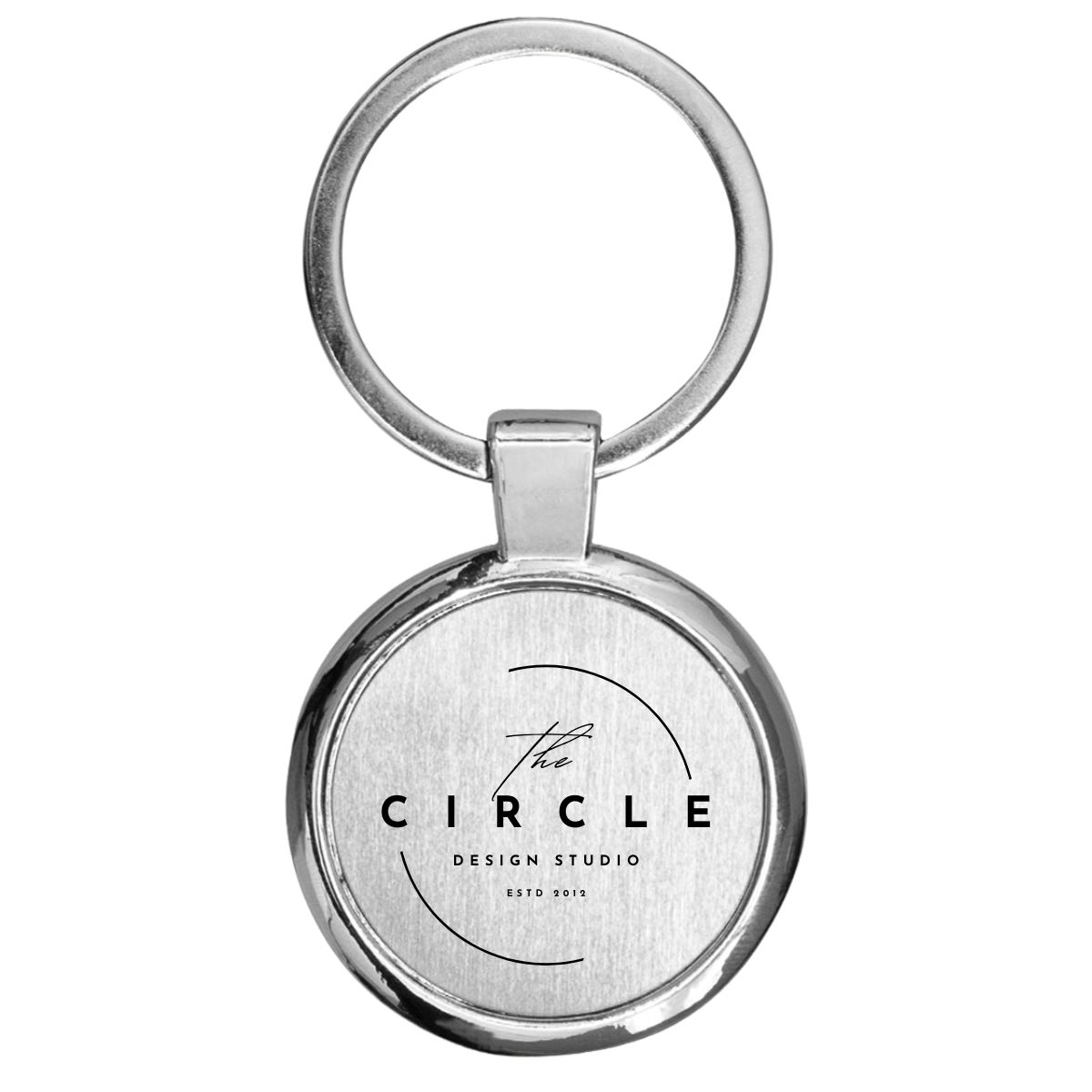 Biru Round Dome Keyring - 5