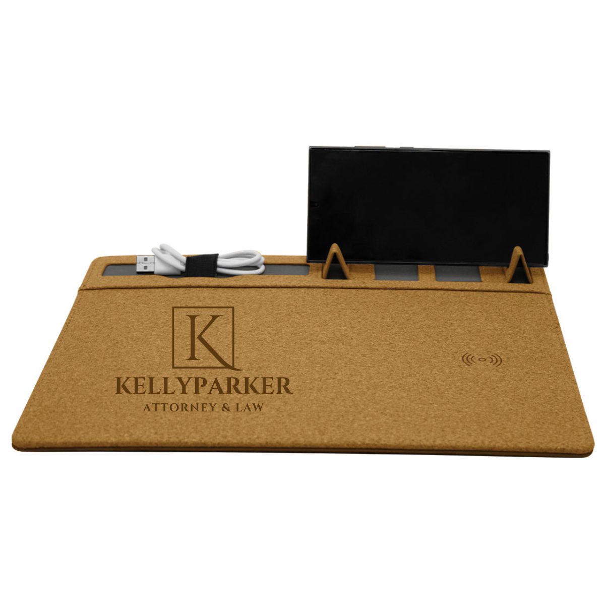 Luan Cork Wireless Charger & Mousepad - 9