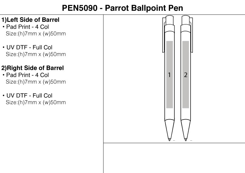 Parrot Ballpoint Pen view