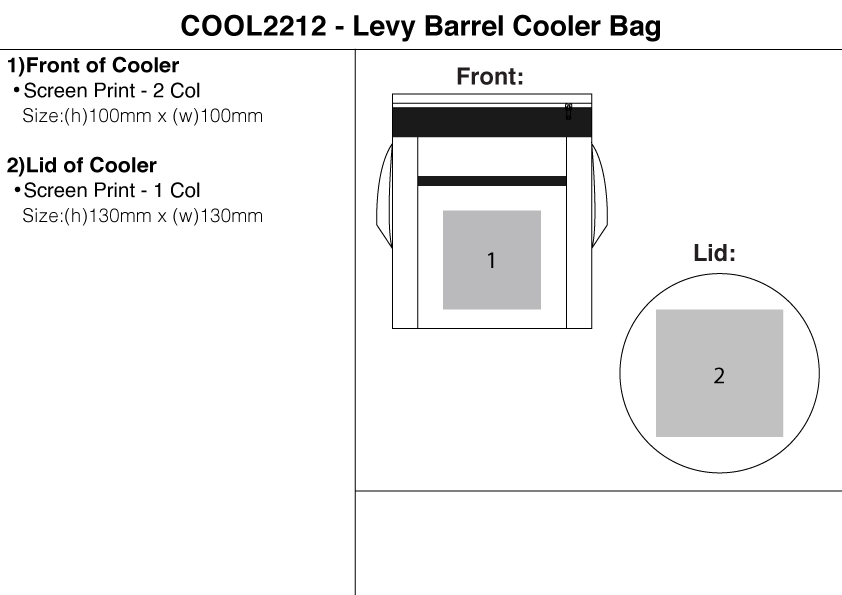 Levy Barrel Cooler Bag view