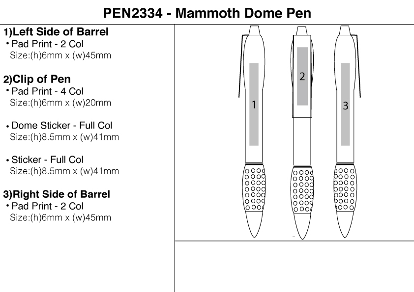 Mammoth Dome Pen view