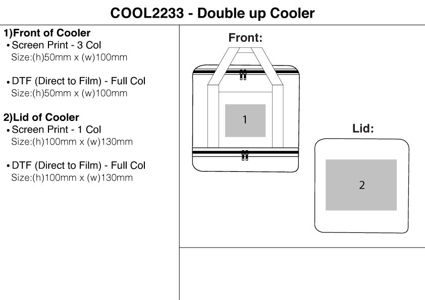 Double up Cooler view