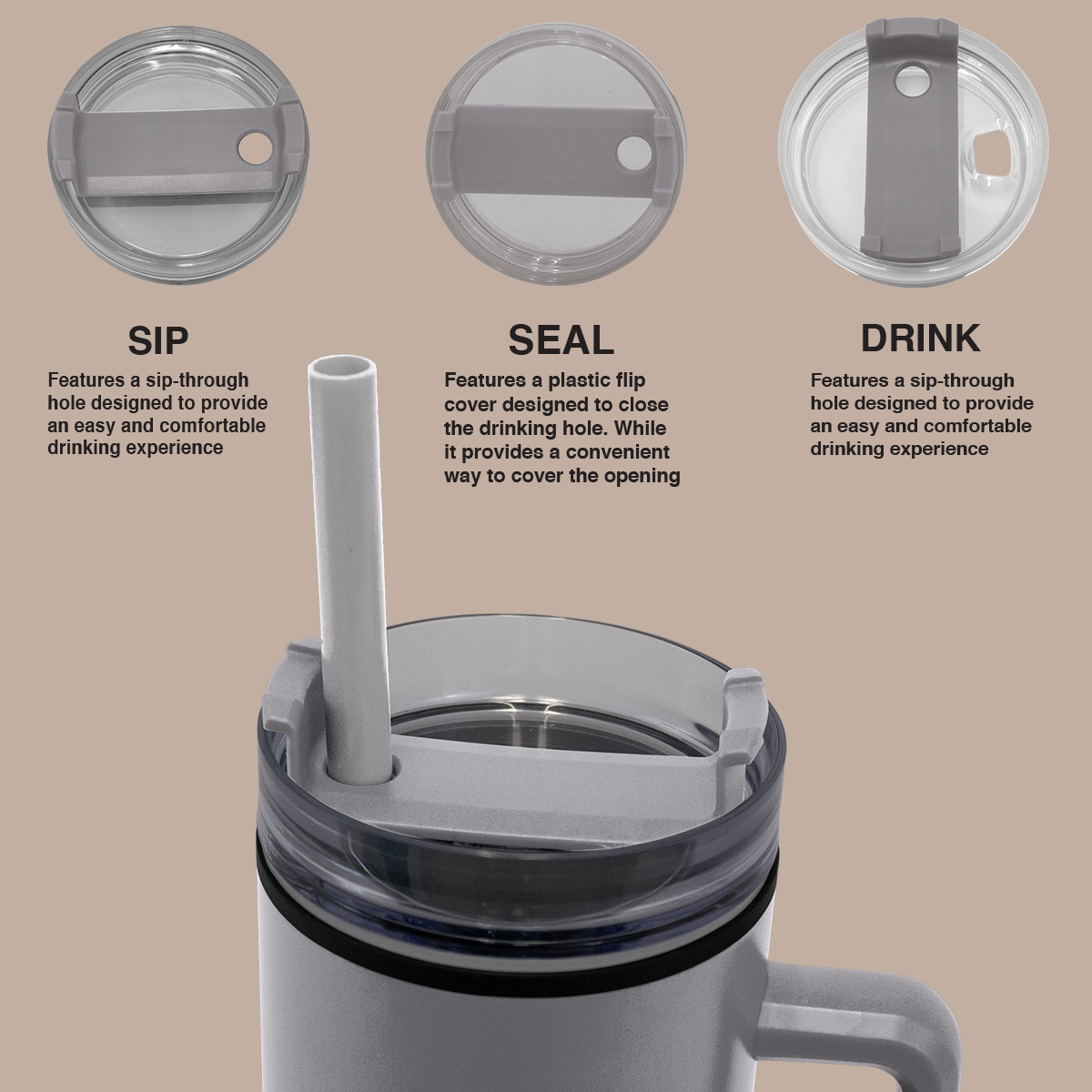 1200ml Polypropylene Enduro Mug - 16