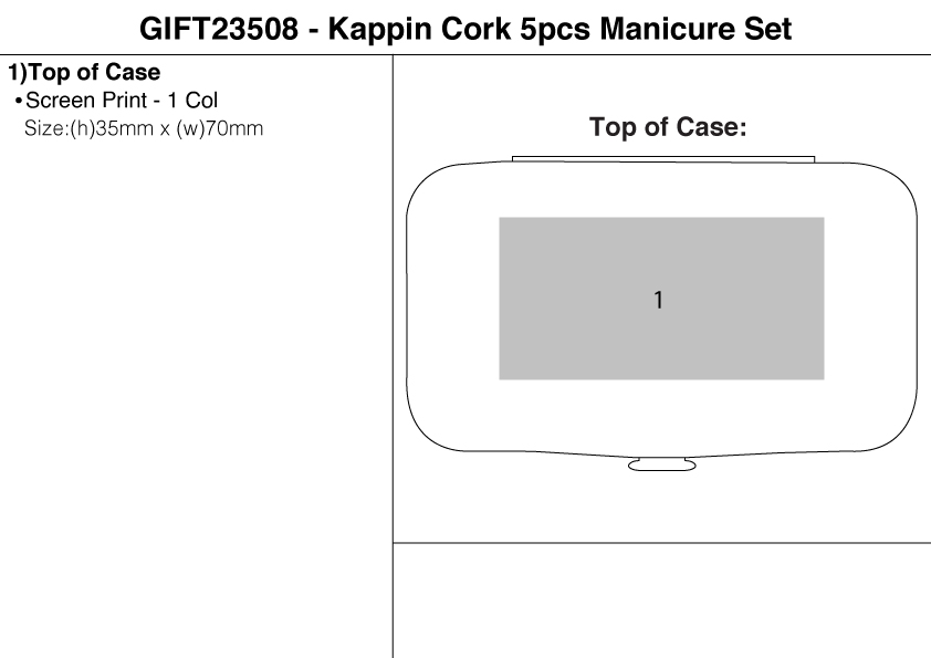 Kappin Cork 5pcs Manicure Set view