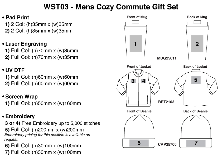 Mens Cozy Commute Gift Set view