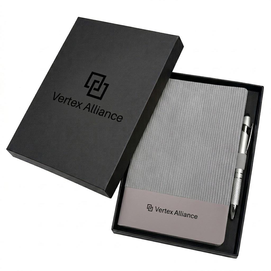 Vertex Notebook & Pen Gift Set - 9