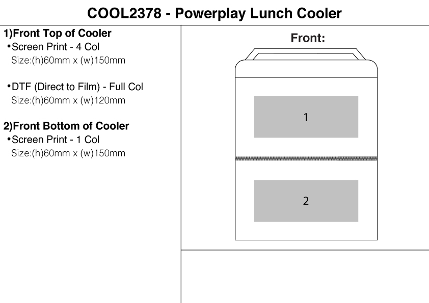 Powerplay  Lunch Cooler view