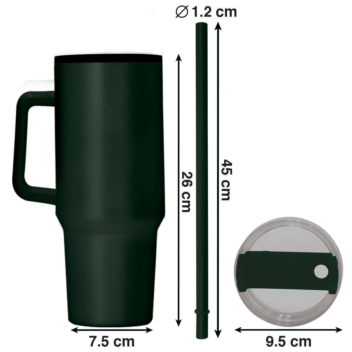 1200ml Polypropylene Enduro Mug - 12