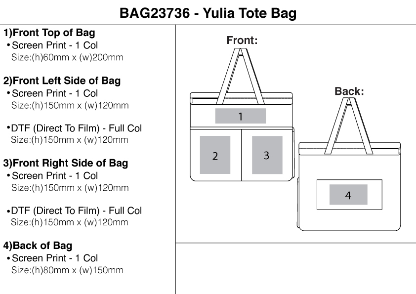 Yulia Tote Bag view