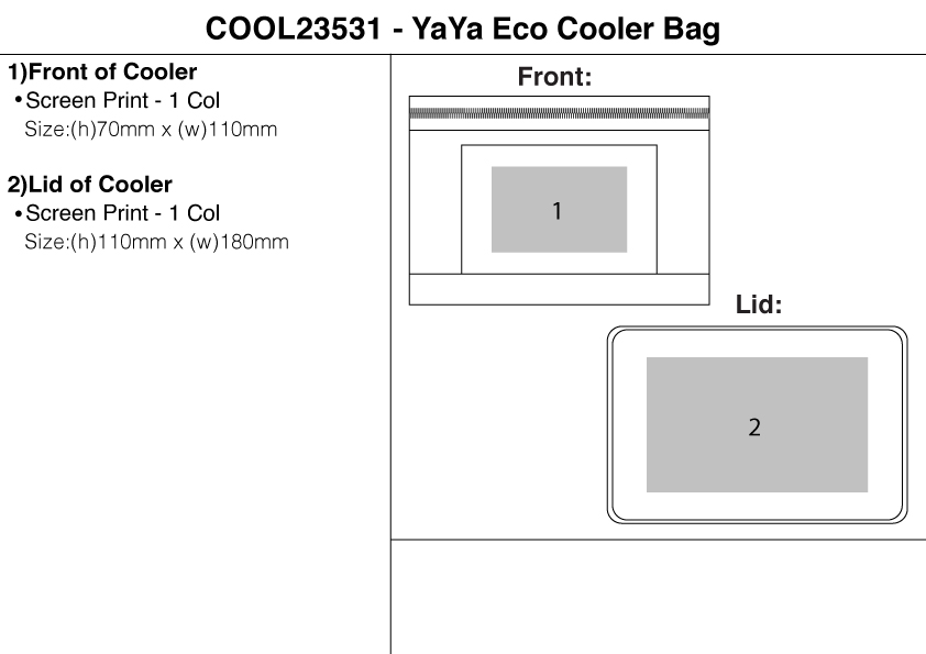 YaYa Eco Cooler Bag view