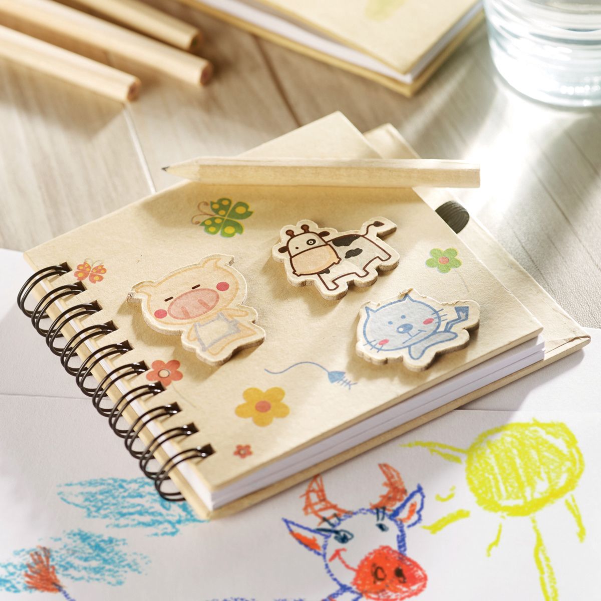 Kiddies Notepad & Pencil - 2