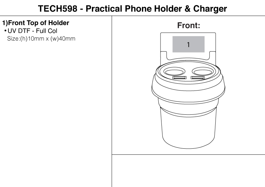 Practical Phone Holder & Charger view
