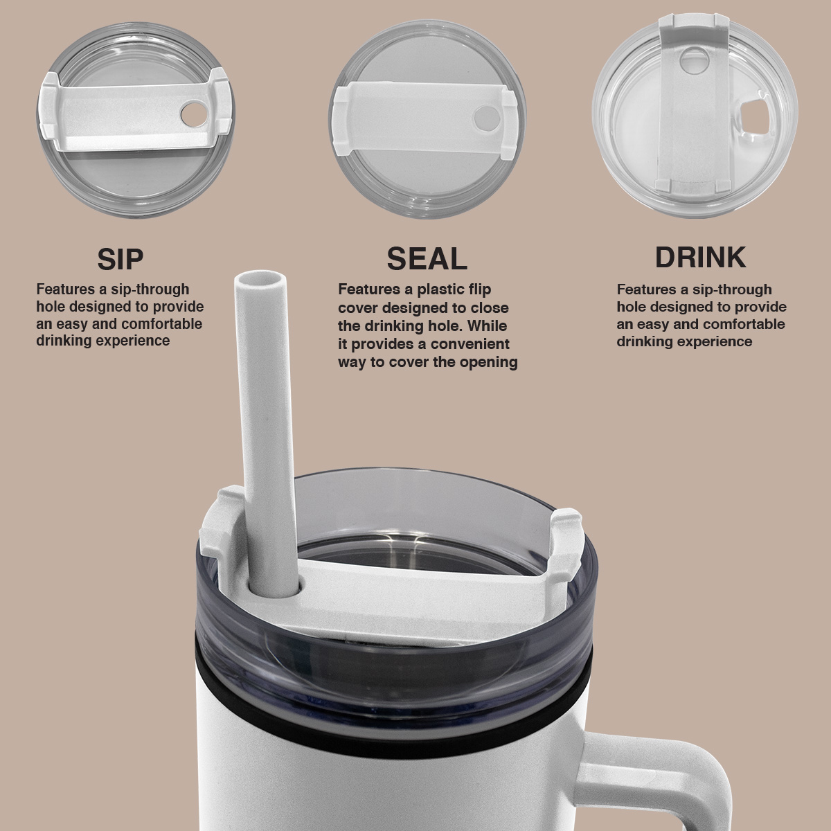 1200ml Polypropylene Enduro Mug - 28