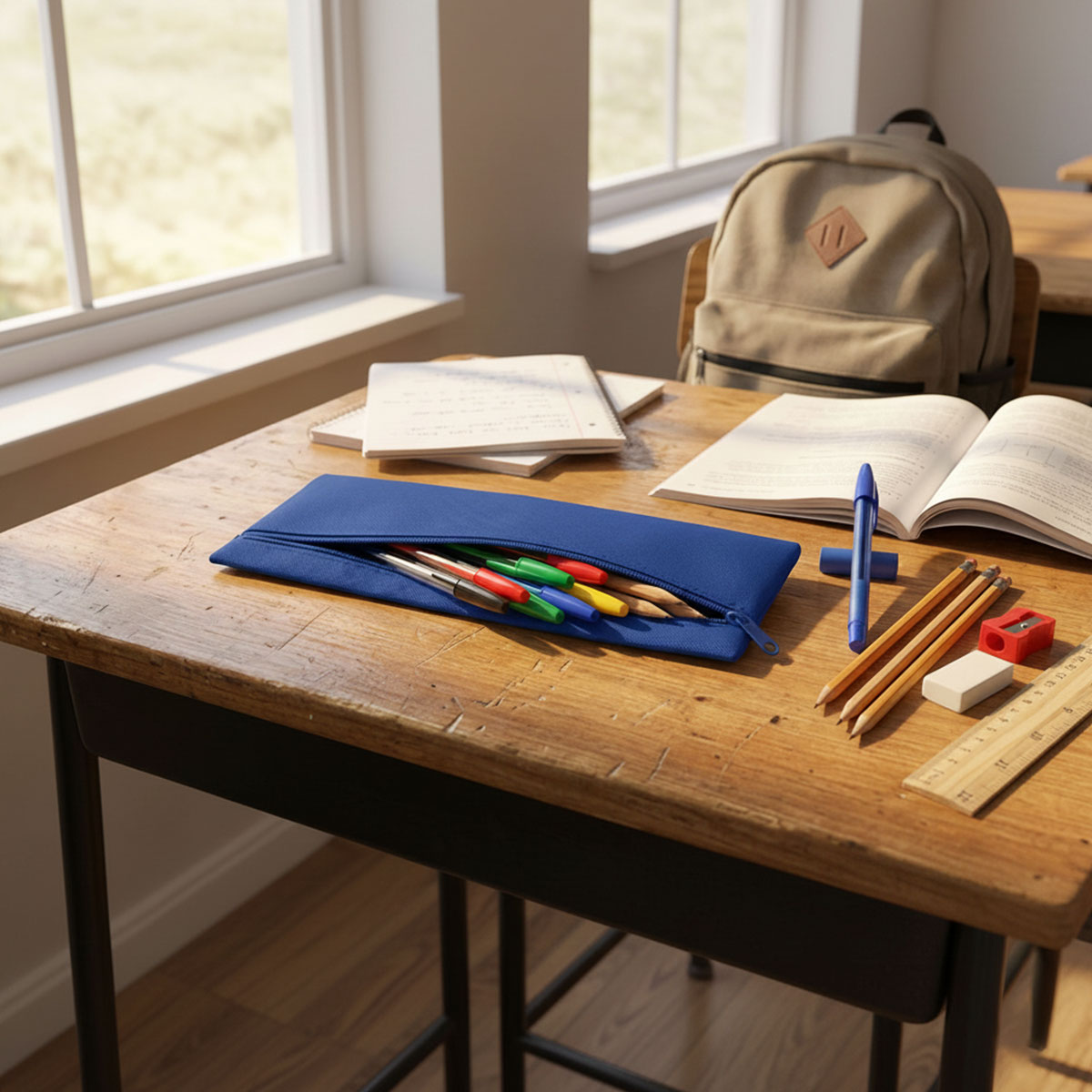 30cm Zip & Scribble Pencil Case - 5