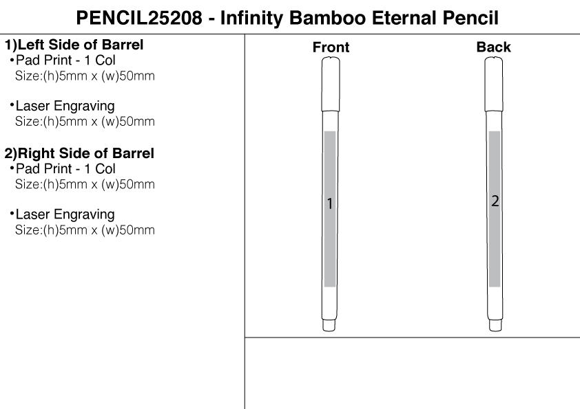 Infinity Bamboo Eternal Pencil view