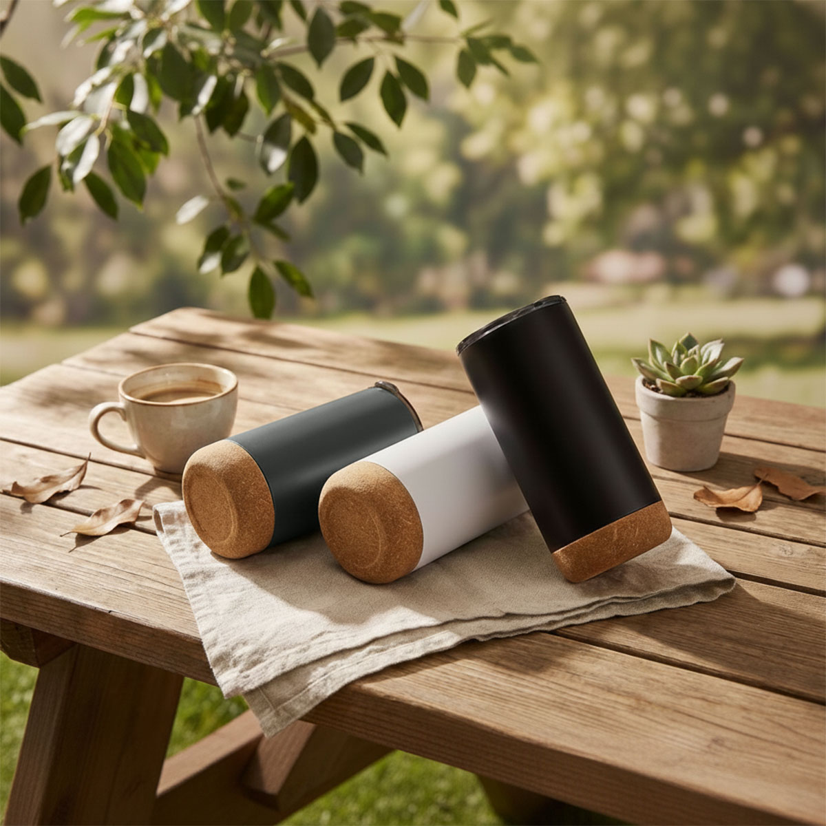 500ml Sienna Cork Mug - 5