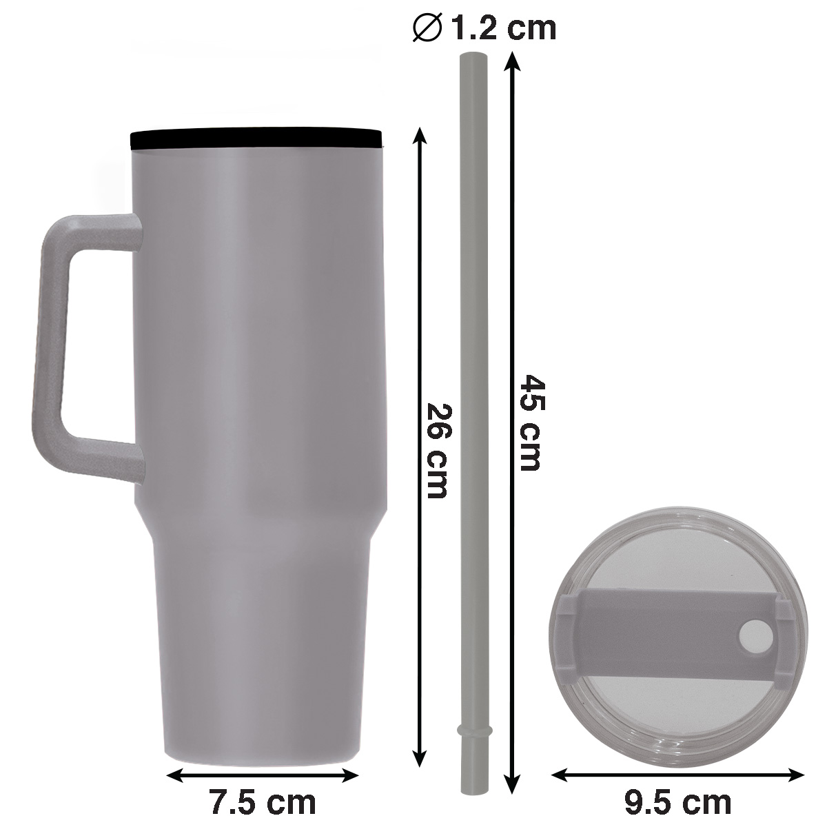1200ml Polypropylene Enduro Mug - 15
