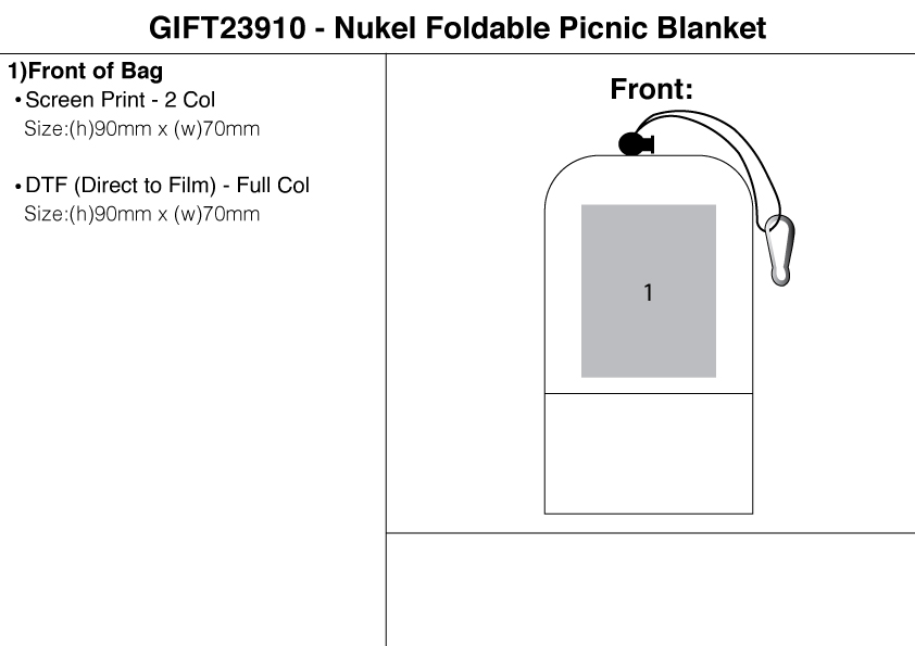 Nukel Foldable Picnic Blanket view