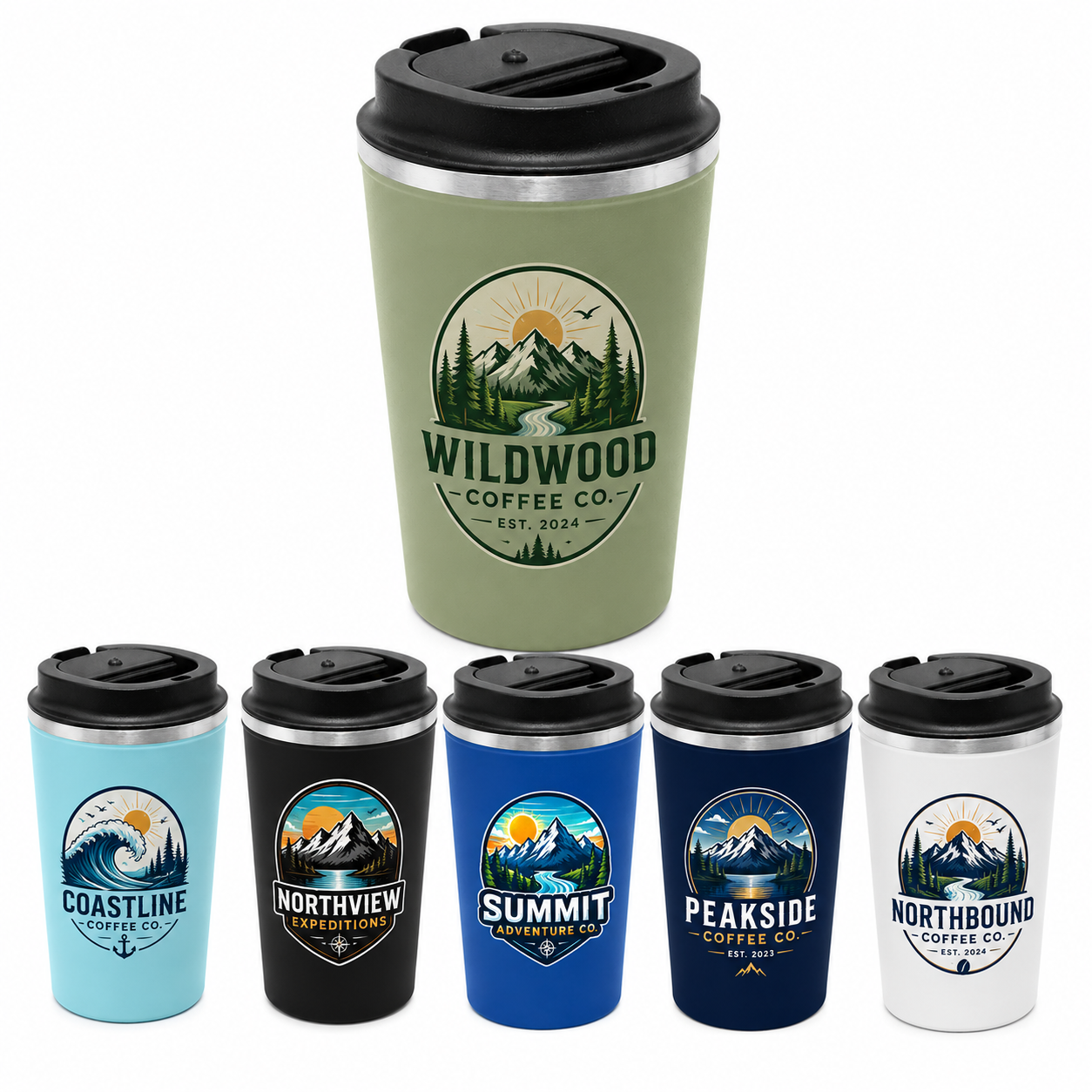 Montea 380ml Double Wall Mug - 5
