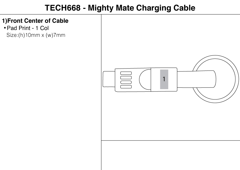 Mighty Mate Charging Cable view