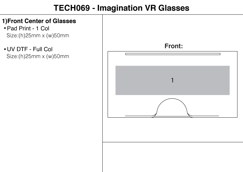 Imagination VR Glasses view