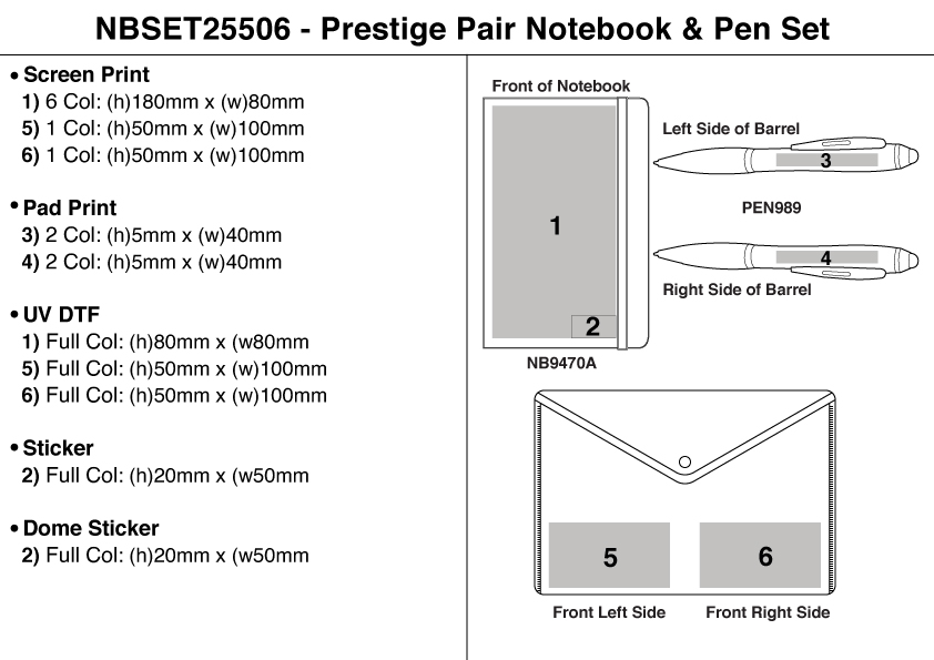 Prestige Pair Notebook & Pen Set view