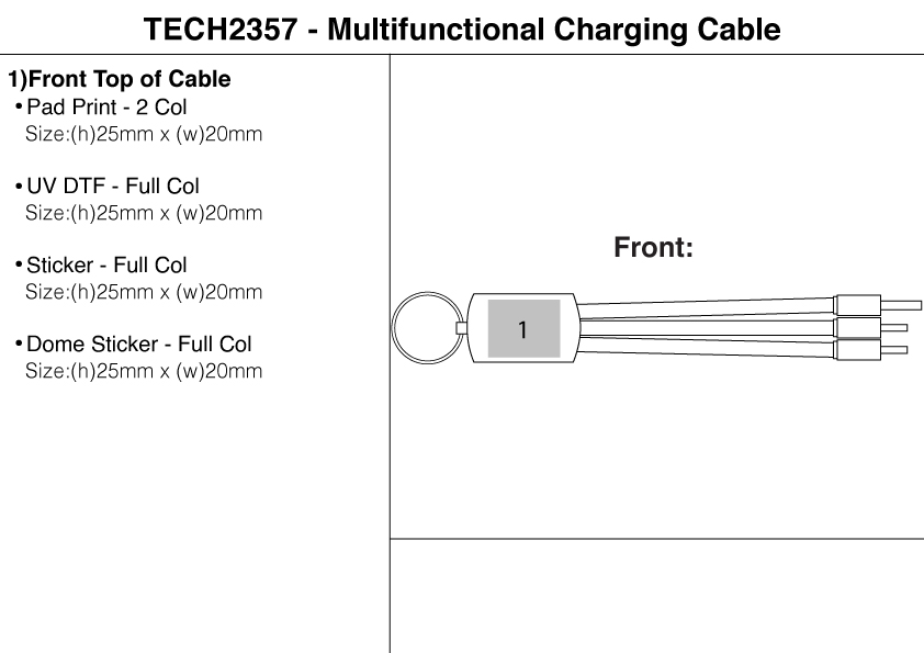 Multifunctional Charging Cable view