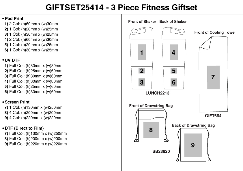 3 Piece Essential Workout Gift Set view