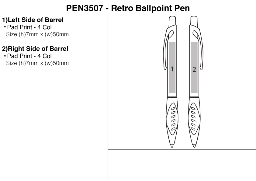 Retro Ballpoint Pen view
