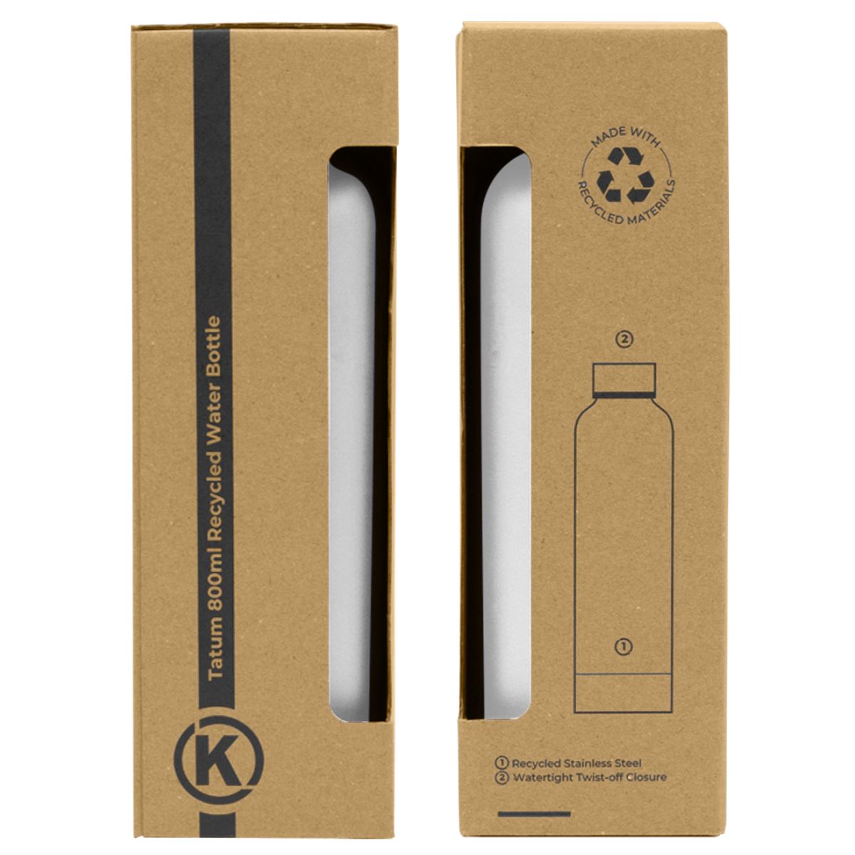 Tatum 800ml Recycled Water Bottle - 36