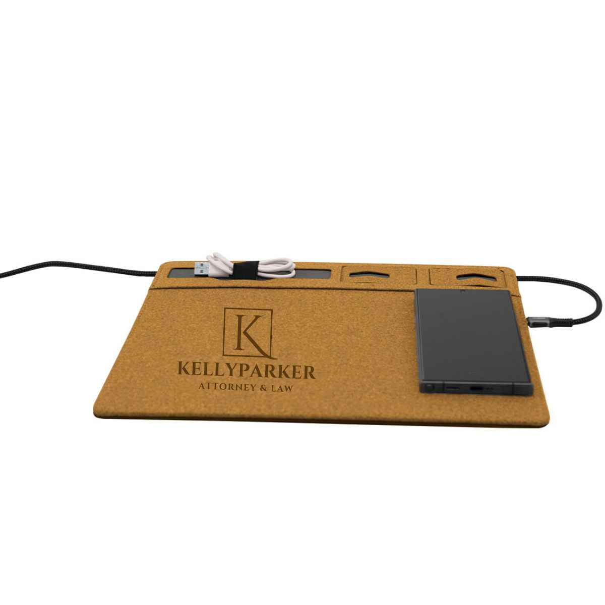Luan Cork Wireless Charger & Mousepad - 10