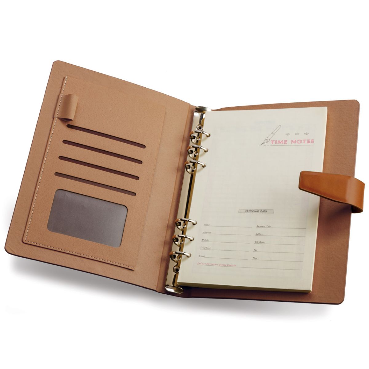 Bamboo & PU Personalized Planner - 5