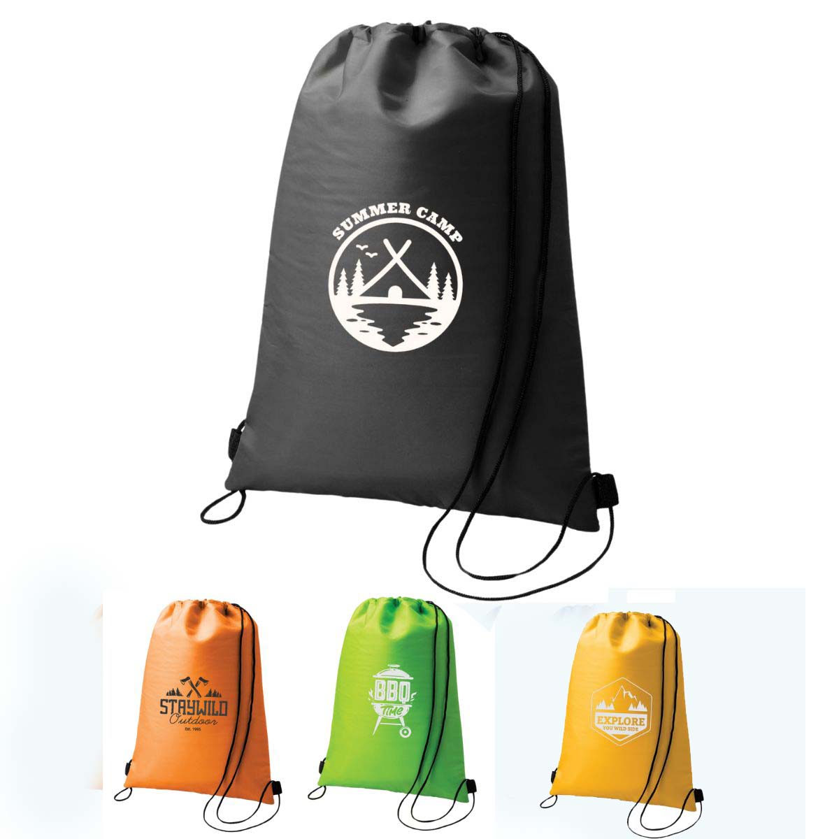 Frosty Cooler Drawstring bag image