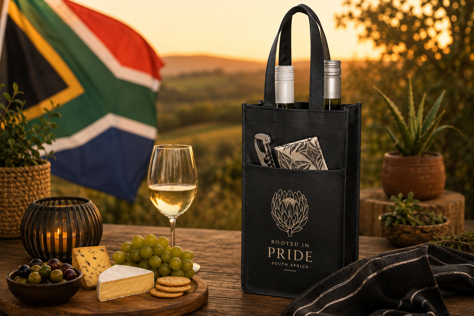 Napa Double Bottle Carry Bag - 4