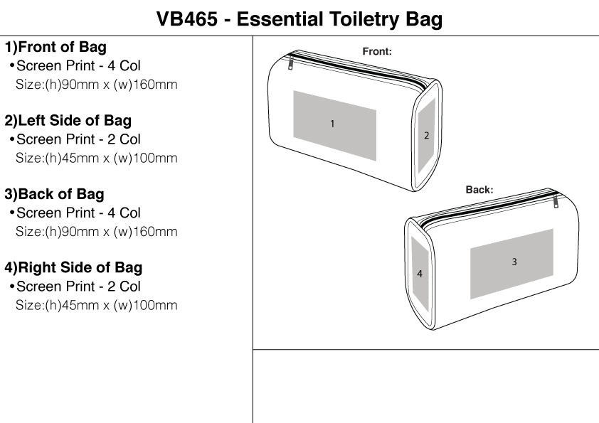 Essential Toiletry Bag view