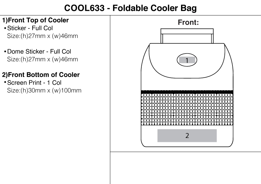 Foldable Cooler Bag view
