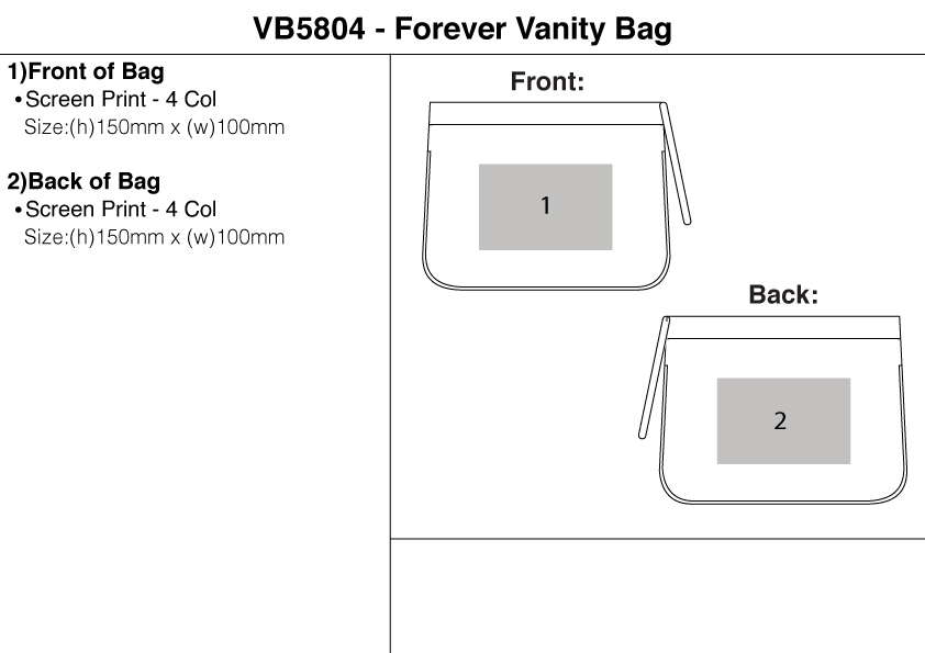 Forever Vanity Bag view