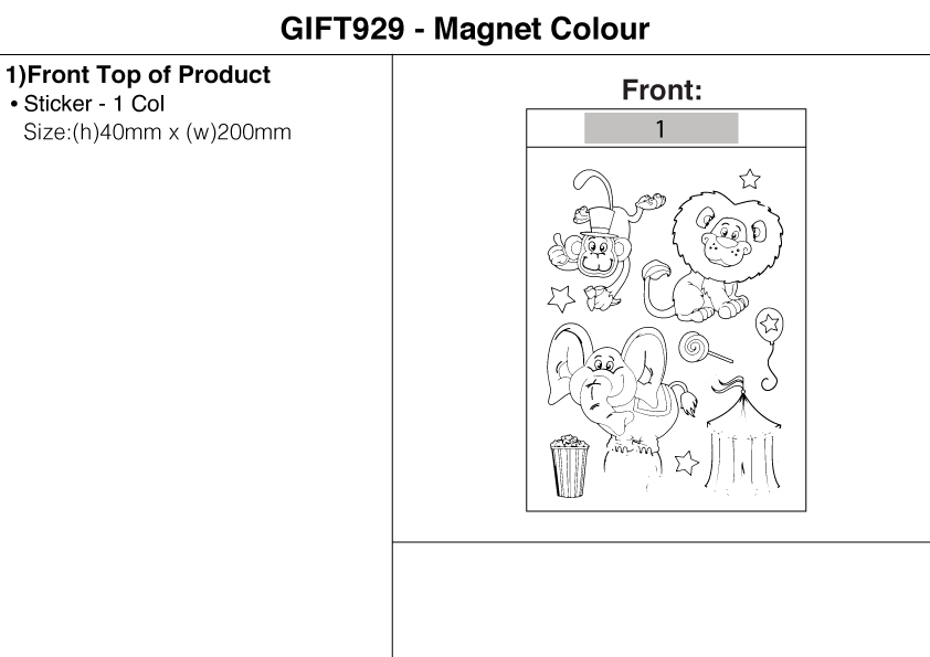 Magnet Colour view