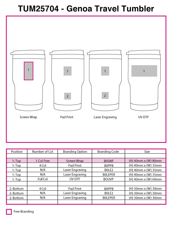 Genoa Travel Tumbler view