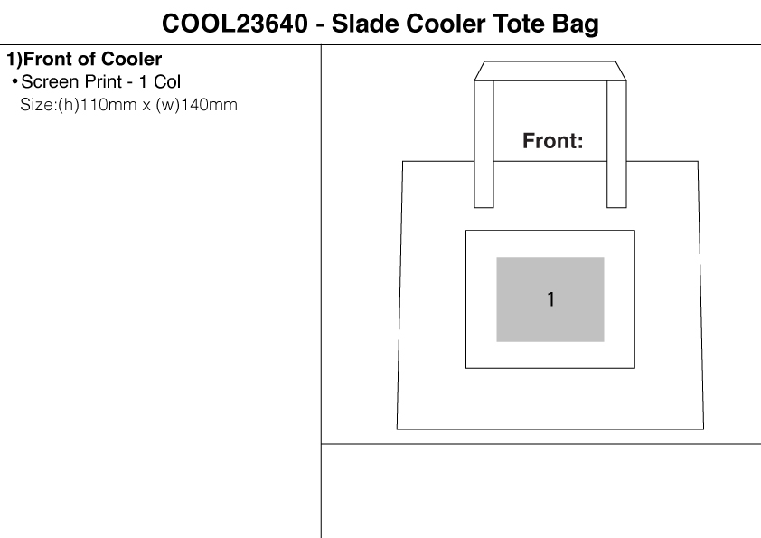 Slade Cooler Tote Bag view