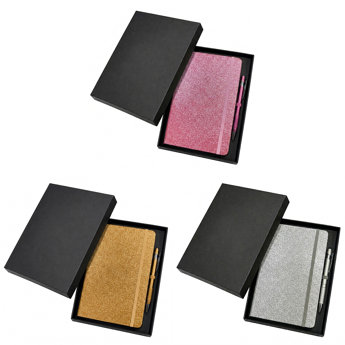 Shimmer Notebook & Pen Gift Set - 4